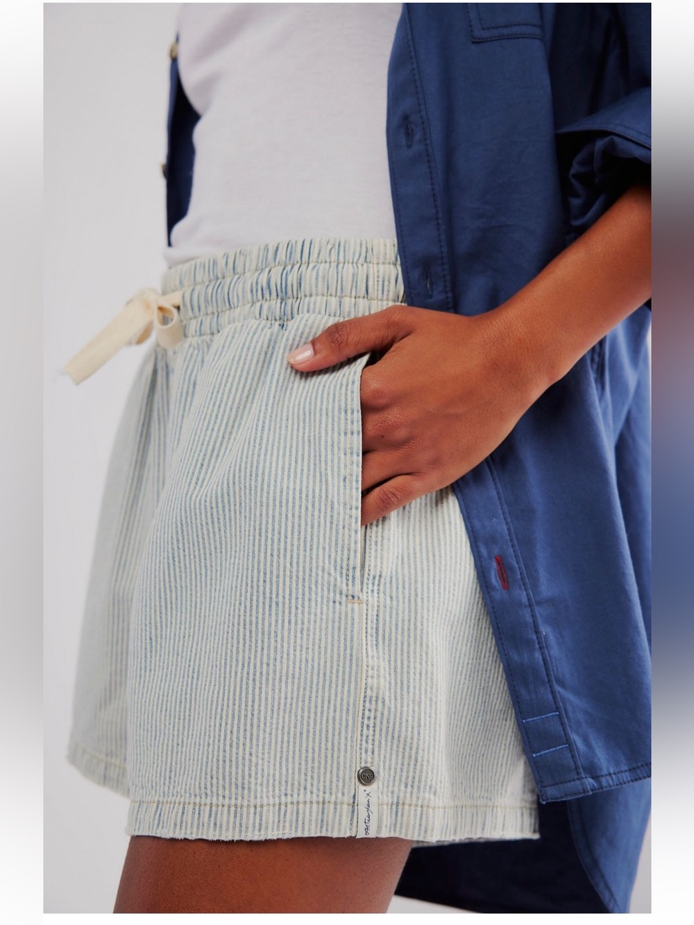 NWT One Teaspoon Denim Boxer Short xxs